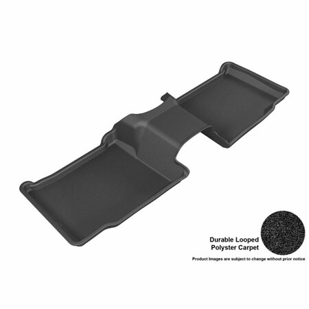 STRIKE3 3D Maxpider Second Row Custom Fit Kagu Black Floor Mat for 2011-2016 Ford Explorer Models - Black ST3853788